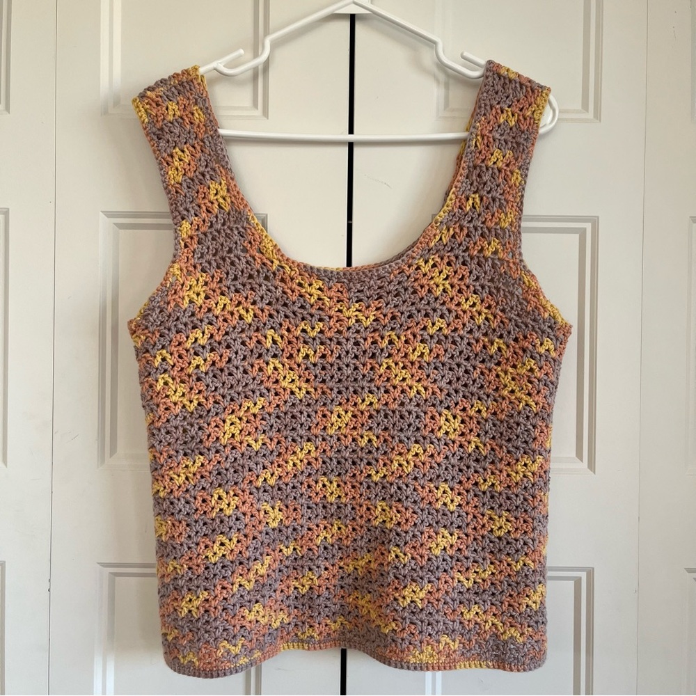 Vintage Handmade Crochet Tank Top